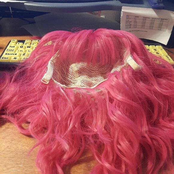 NEW ! Long Hair 14 inch Curly Wig Red